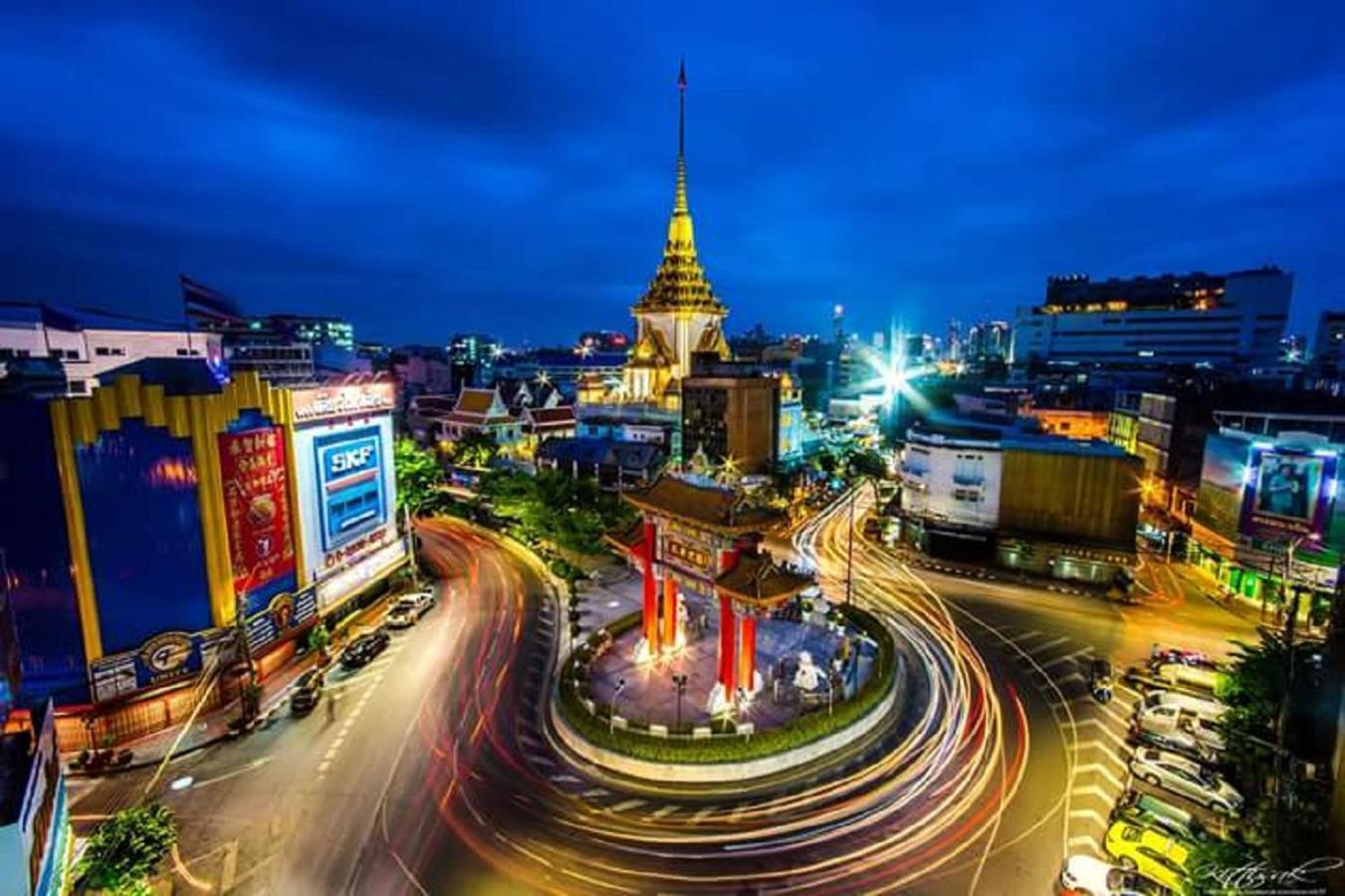 Go Inn Mrt Hua Lamphong Yaowarat Bangkok Exteriör bild