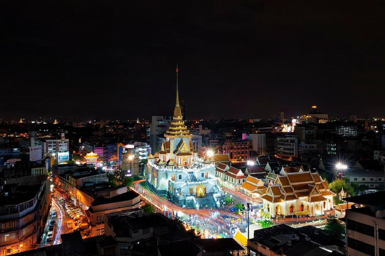 Go Inn Mrt Hua Lamphong Yaowarat Bangkok Exteriör bild