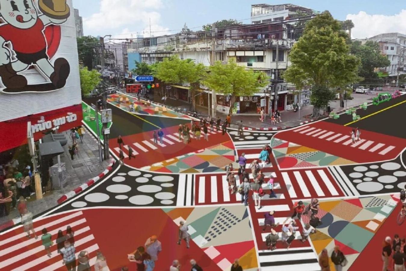 Go Inn Mrt Hua Lamphong Yaowarat Bangkok Exteriör bild